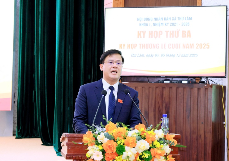 HĐND XÃ THƯ LÂM KHÓA I, NHIỆM KỲ 2021-2026 TỔ CHỨC KỲ HỌP THỨ BA (KỲ HỌP THƯỜNG LỆ CUỐI NĂM 2025)- Ảnh 12.