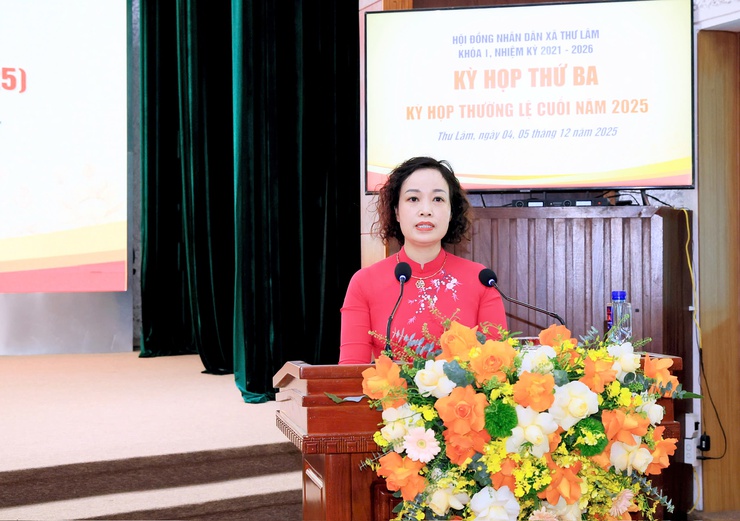 HĐND XÃ THƯ LÂM KHÓA I, NHIỆM KỲ 2021-2026 TỔ CHỨC KỲ HỌP THỨ BA (KỲ HỌP THƯỜNG LỆ CUỐI NĂM 2025)- Ảnh 13.