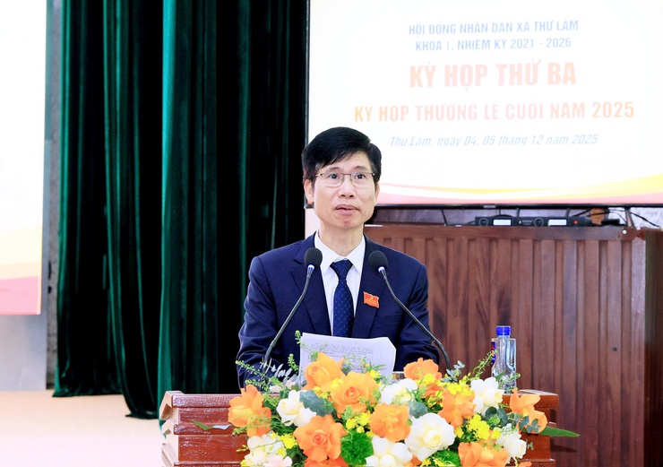 HĐND XÃ THƯ LÂM KHÓA I, NHIỆM KỲ 2021-2026 TỔ CHỨC KỲ HỌP THỨ BA (KỲ HỌP THƯỜNG LỆ CUỐI NĂM 2025)- Ảnh 9.