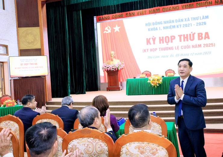HĐND XÃ THƯ LÂM KHÓA I, NHIỆM KỲ 2021-2026 TỔ CHỨC KỲ HỌP THỨ BA (KỲ HỌP THƯỜNG LỆ CUỐI NĂM 2025)- Ảnh 3.