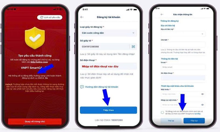 Hướng dẫn cài đặt chữ ký số cá nhân VNPT SmartCA miễn phí trên VNeID- Ảnh 4.
