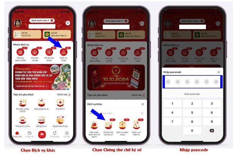 Hướng dẫn cài đặt chữ ký số cá nhân VNPT SmartCA miễn phí trên VNeID- Ảnh 1.