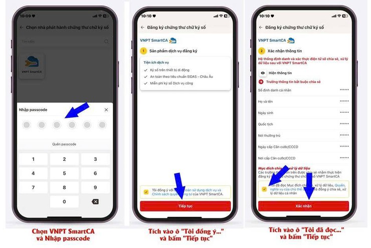 Hướng dẫn cài đặt chữ ký số cá nhân VNPT SmartCA miễn phí trên VNeID- Ảnh 3.