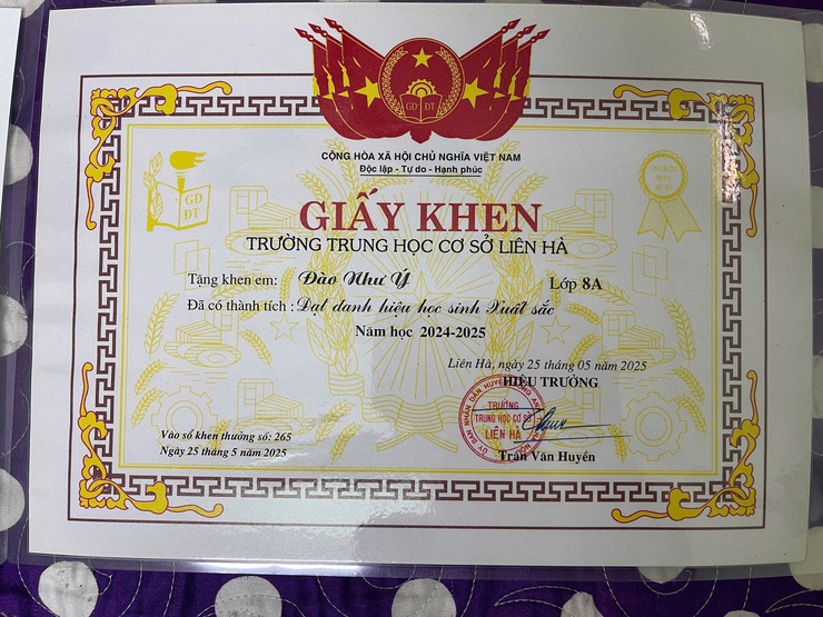 ĐÀO NHƯ Ý – TẤM GƯƠNG HỌC GIỎI, SỐNG ĐẸP VỚI ƯỚC MƠ TRỞ THÀNH CÔ GIÁO- Ảnh 2.