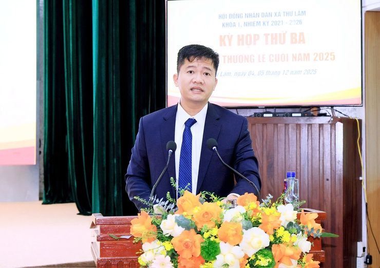 HĐND XÃ THƯ LÂM KHÓA I, NHIỆM KỲ 2021-2026 TỔ CHỨC KỲ HỌP THỨ BA (KỲ HỌP THƯỜNG LỆ CUỐI NĂM 2025)- Ảnh 7.