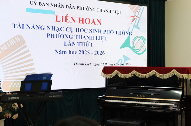 LIÊN HOAN TÀI NĂNG NHẠC CỤ HỌC SINH PHƯỜNG THANH LIỆT LẦN THỨ I – NĂM HỌC 2025–2026- Ảnh 1.