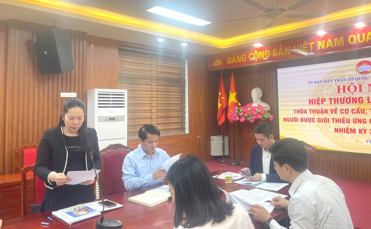 MTTQ XÃ VĨNH THANH TỔ CHỨC HỘI NGHỊ HIỆP THƯƠNG LẦN THỨ NHẤT BẦU CỬ HĐND XÃ KHÓA I, NHIỆM KỲ 2026 – 2031- Ảnh 3.