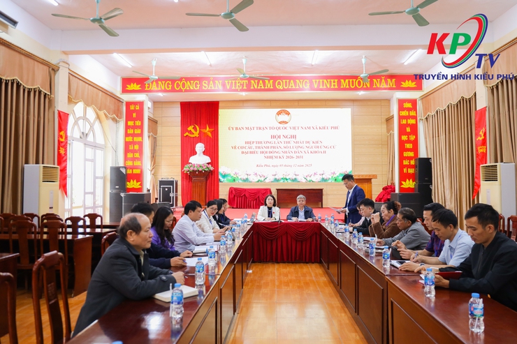 Kiều Phú tổ chức hội nghị Hiệp thương lần thứ nhất thỏa thuận cơ cấu, số lượng ứng cử đại biểu HĐND xã nhiệm kỳ 2026-2031- Ảnh 1.