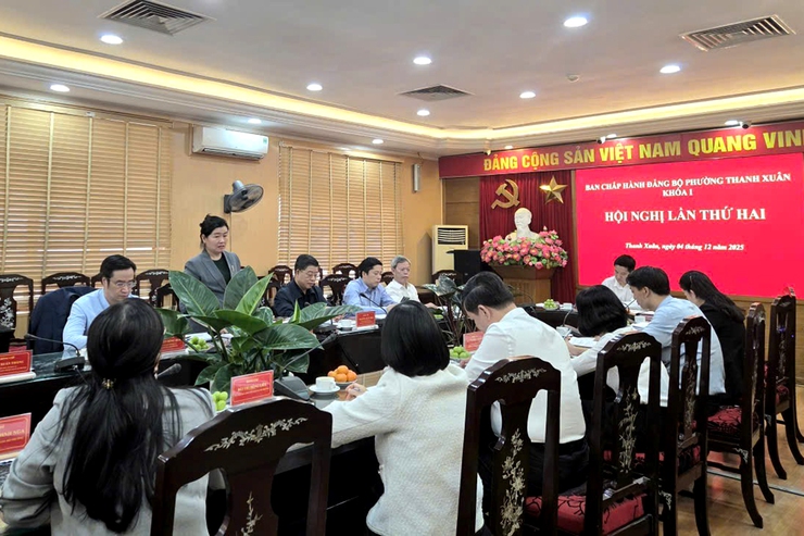 Đảng bộ phường Thanh Xuân: Quyết tâm hoàn thành thắng lợi nhiệm vụ năm 2025, tạo đà bứt phá cho năm bản lề 2026- Ảnh 4.