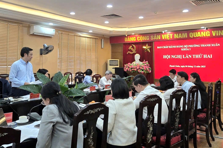Đảng bộ phường Thanh Xuân: Quyết tâm hoàn thành thắng lợi nhiệm vụ năm 2025, tạo đà bứt phá cho năm bản lề 2026- Ảnh 5.