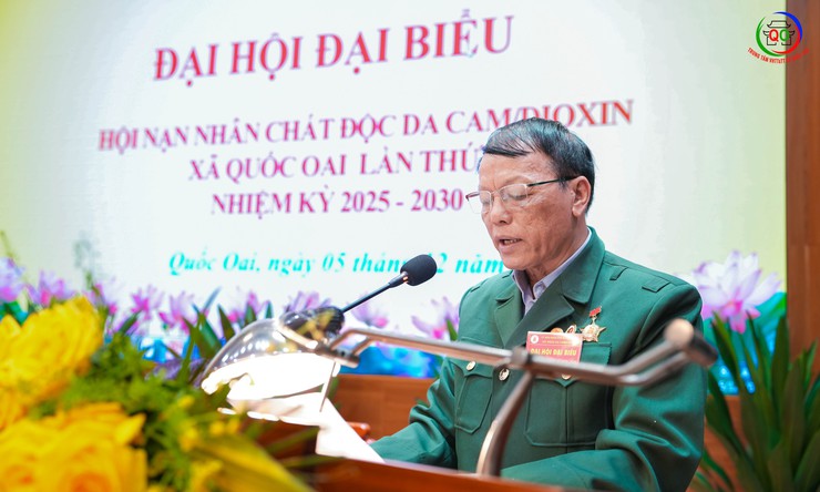 Xã quốc oai tổ chức đại hội đại biểu hội nạn nhân chất độc da cam/dioxin khóa I, nhiệm kỳ 2025 – 2030- Ảnh 2.