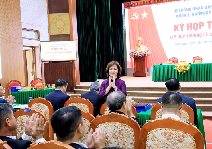 HĐND XÃ THƯ LÂM KHÓA I, NHIỆM KỲ 2021-2026 TỔ CHỨC THÀNH CÔNG KỲ HỌP THỨ BA (KỲ HỌP THƯỜNG LỆ CUỐI NĂM 2025)- Ảnh 2.