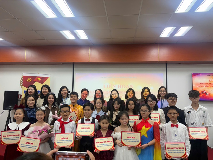 Vĩnh Tuy rộn ràng Liên hoan tài năng nhạc cụ học sinh phổ thông lần thứ I- Ảnh 12.