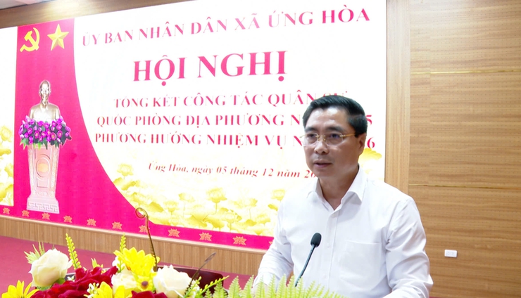 ỨNG HOÀ TỔNG KẾT CÔNG TÁC QUÂN SỰ, QUỐC PHÒNG NĂM 2025 VÀ TRIỂN KHAI NHIỆM VỤ NĂM 2026.

- Ảnh 1.