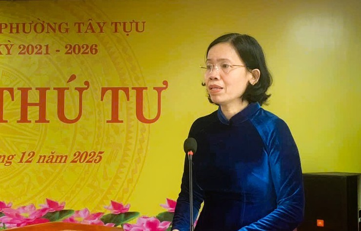 Kỳ họp thứ tư HĐND phường Tây Tựu nhiệm kỳ 2021-2026- Ảnh 3.