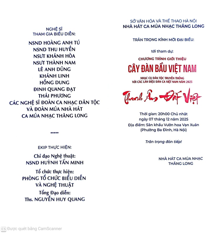 THÔNG BÁO MỜI NHÂN DÂN THAM DỰ CHƯƠNG TRÌNH NGHỆ THUẬT- Ảnh 1.