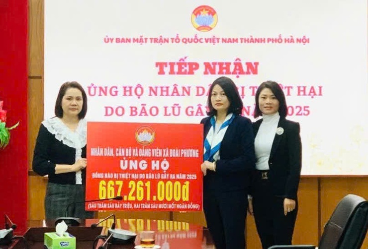 Đoài Phương: Gần 700 triệu đồng ủng hộ đồng bào vùng lũ- Ảnh 1.