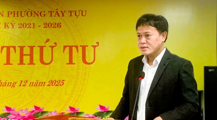 Kỳ họp thứ tư HĐND phường Tây Tựu nhiệm kỳ 2021-2026- Ảnh 2.