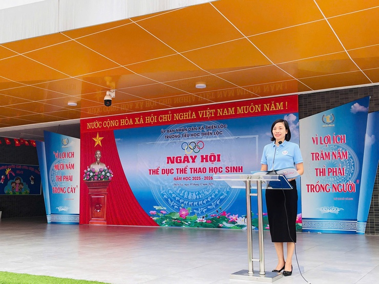 ✳️Trường Tiểu học Thiên Lộc tổ chức Ngày hội thể dục thể thao năm học 2025 -2026- Ảnh 2.