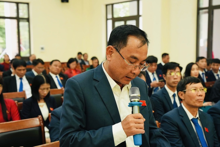 Kỳ họp thứ Hai HĐND xã Thiên Lộc khóa I, nhiệm kỳ 2021-2026 diễn ra thành công tốt đẹp:&nbsp;Khẳng định nỗ lực vươn lên của địa phương mới thành lập- Ảnh 10.