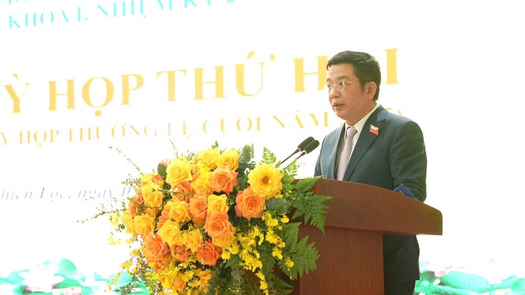 Kỳ họp thứ Hai HĐND xã Thiên Lộc khóa I, nhiệm kỳ 2021-2026 diễn ra thành công tốt đẹp:&nbsp;Khẳng định nỗ lực vươn lên của địa phương mới thành lập- Ảnh 11.