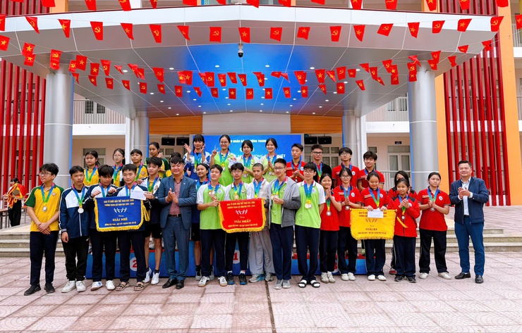 Sôi nổi môn kéo co tại Giải thể thao học sinh phường Thanh Liệt- Ảnh 9.