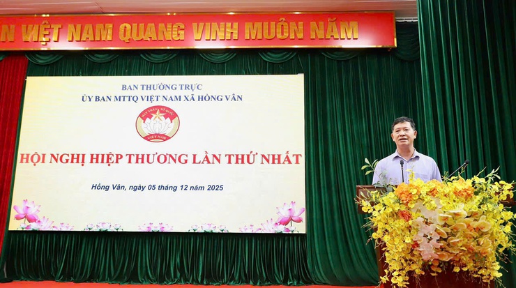 Hội nghị hiệp thương lần thứ nhất để thỏa thuận về cơ cấu, thành phần, số lượng giới thiệu người ứng cử đại biểu HĐND xã Hồng Vân nhiệm kỳ 2026-2031- Ảnh 5.