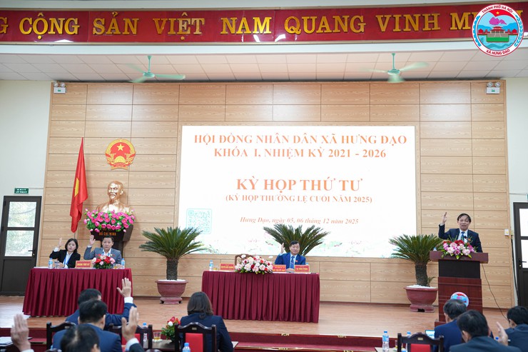 Kỳ họp thứ 4 Hội đồng Nhân dân xã Hưng Đạo tiếp tục ngày làm việc thứ hai- Ảnh 11.