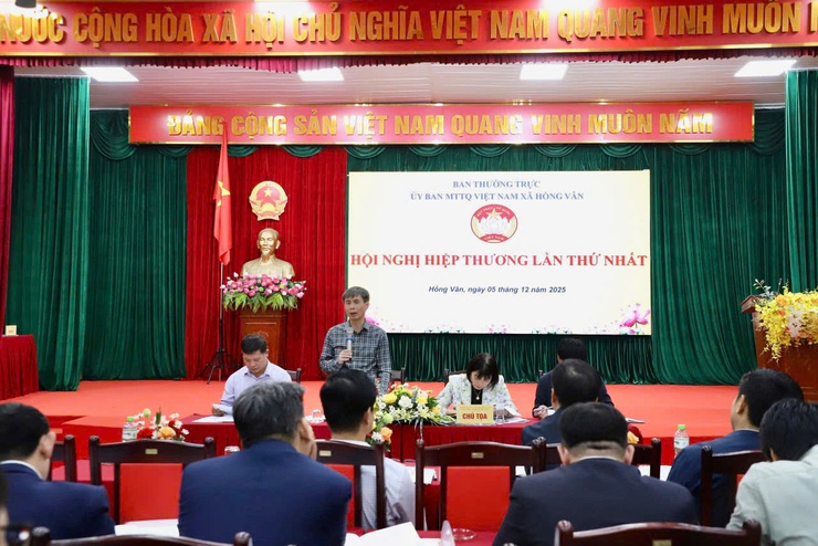 Hội nghị hiệp thương lần thứ nhất để thỏa thuận về cơ cấu, thành phần, số lượng giới thiệu người ứng cử đại biểu HĐND xã Hồng Vân nhiệm kỳ 2026-2031- Ảnh 4.