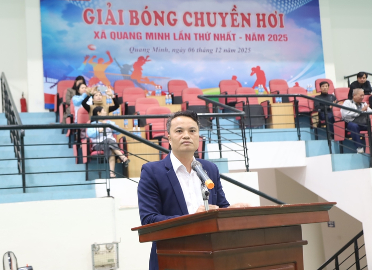 Sôi nổi Giải bóng chuyền hơi xã Quang Minh lần thứ I – năm 2025- Ảnh 2.