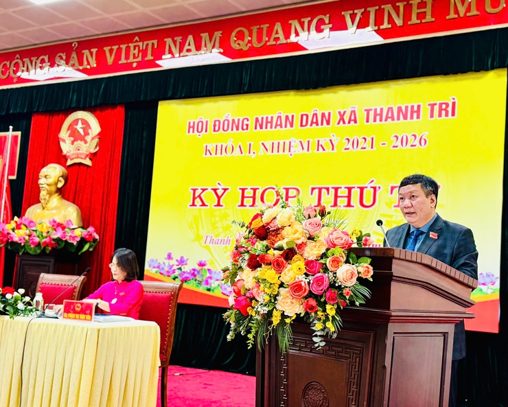 Kỳ họp thứ Tư HĐND xã Thanh Trì: Quyết nghị nhiều nhiệm vụ trọng tâm năm 2026 - Ảnh 5.