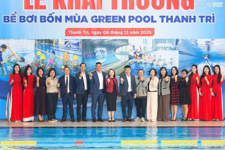 TƯNG BỪNG KHAI TRƯƠNG BỂ BƠI BỐN MÙA GREENPOOL THANH TRÌ- Ảnh 6.