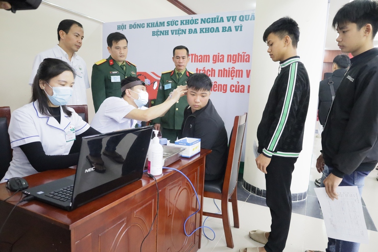 Bệnh viện đa khoa Ba Vì: Khám sức khoẻ thực hiện nghĩa vụ quân sự và tham gia nghĩa vụ công an nhân dân năm 2026- Ảnh 1.