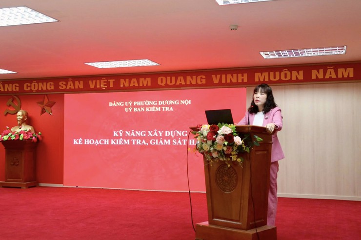 Đảng uỷ phường Dương Nội tổng kết công tác kiểm tra giám sát năm 2025, triển khai nhiệm vụ năm 2026- Ảnh 3.
