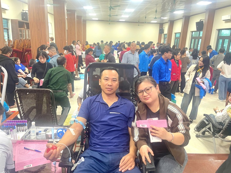 XÃ VĨNH THANH TỔ CHỨC NGÀY HỘI HIẾN MÁU TÌNH NGUYỆN NĂM 2025- Ảnh 7.