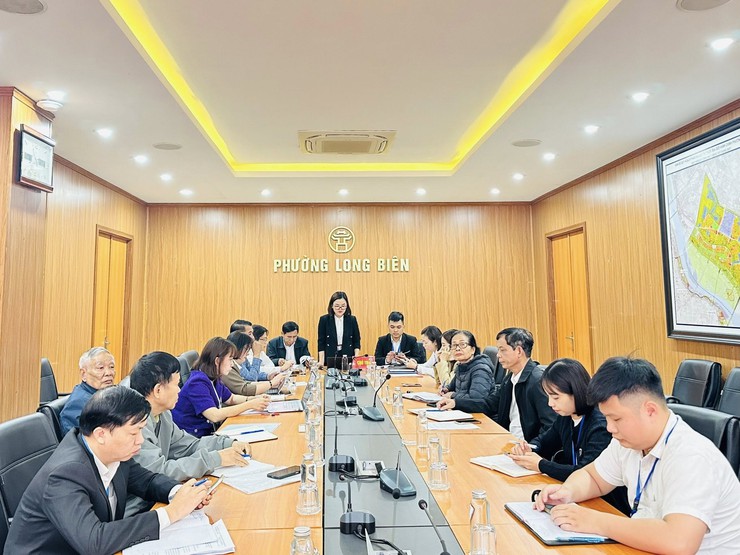 HỘI NGHỊ HIỆP THƯƠNG LẦN THỨ NHẤT GIỚI THIỆU NGƯỜI ỨNG CỬ ĐẠI BIỂU HĐND PHƯỜNG LONG BIÊN NHIỆM KỲ 2026 - 2031- Ảnh 1.