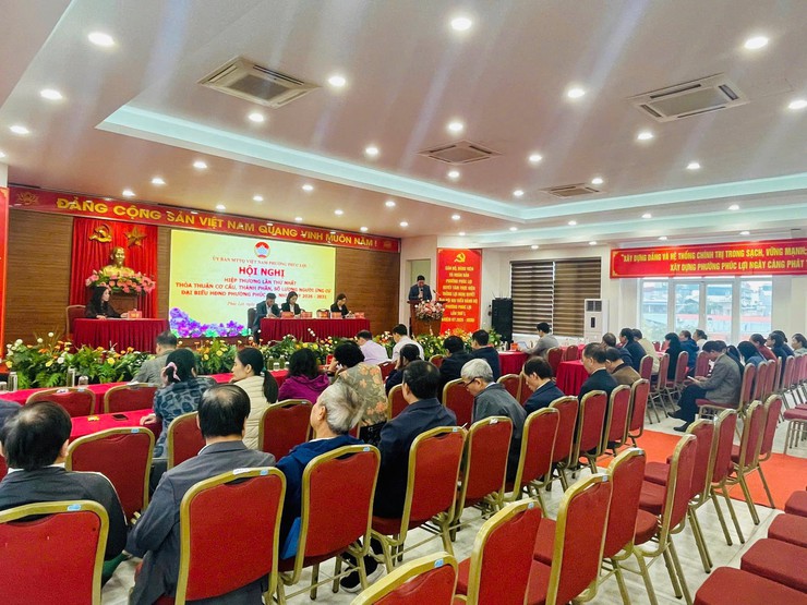 HỘI NGHỊ HIỆP THƯƠNG LẦN THỨ NHẤT GIỚI THIỆU NGƯỜI ỨNG CỬ ĐẠI BIỂU HĐND PHƯỜNG PHÚC LỢI NHIỆM KỲ 2026–2031- Ảnh 2.
