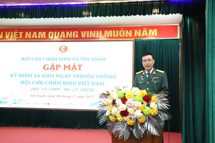 Hội CCB xã Yên Xuân tổ chức gặp mặt kỷ niệm 36 năm ngày thành lập Hội CCB Việt Nam (06/12/1989 – 06/12/2025)- Ảnh 2.
