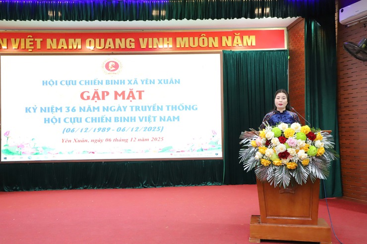 Hội CCB xã Yên Xuân tổ chức gặp mặt kỷ niệm 36 năm ngày thành lập Hội CCB Việt Nam (06/12/1989 – 06/12/2025)- Ảnh 6.