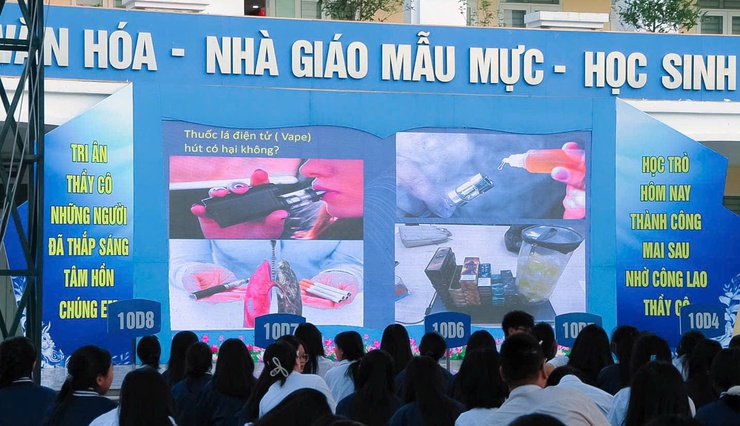 1.800 học sinh Trường THPT Đông Mỹ được tuyên truyền về tác hại của Ma tuý- Ảnh 4.