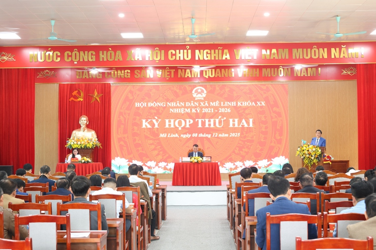 HĐND xã Mê Linh khóa XX tổ chức Kỳ họp thứ Hai quyết định nhiều nội dung quan trọng- Ảnh 7.