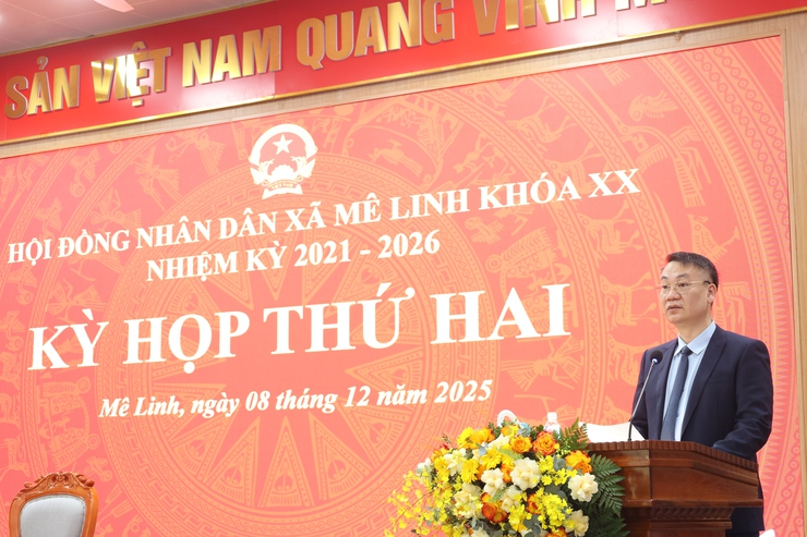 HĐND xã Mê Linh khóa XX tổ chức Kỳ họp thứ Hai quyết định nhiều nội dung quan trọng- Ảnh 2.