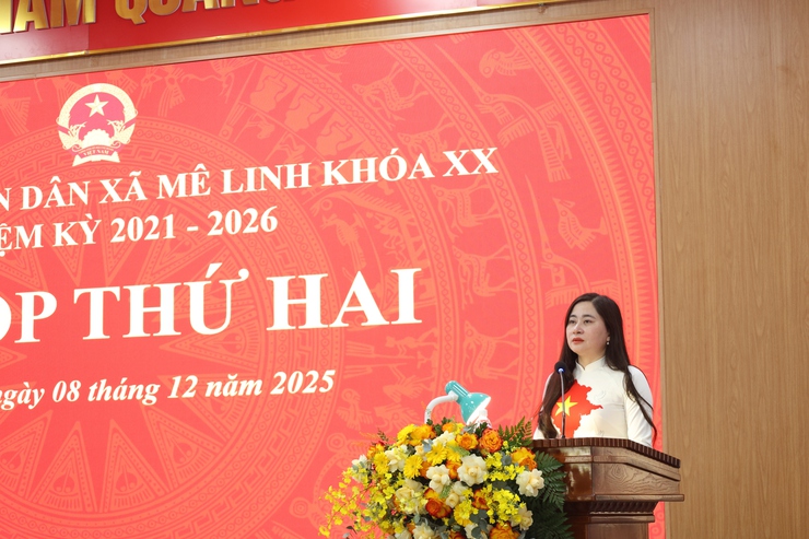 HĐND xã Mê Linh khóa XX tổ chức Kỳ họp thứ Hai quyết định nhiều nội dung quan trọng- Ảnh 8.