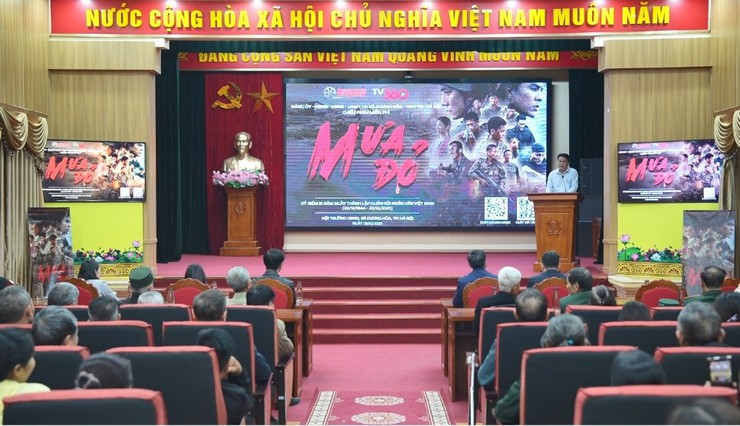 Chiếu phim “Mưa Đỏ” miễn phí phục vụ nhân dân – Hoạt động ý nghĩa hướng tới kỷ niệm 81 năm Ngày thành lập Quân đội nhân dân Việt Nam 22/12- Ảnh 1.