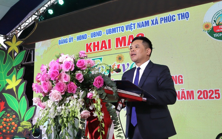 LỄ KHAI MẠC FESTIVAL LÀNG NGHỀ HOA, CÂY CẢNH TÍCH GIANG, XÃ PHÚC THỌ LẦN THỨ I NĂM 2025

- Ảnh 2.