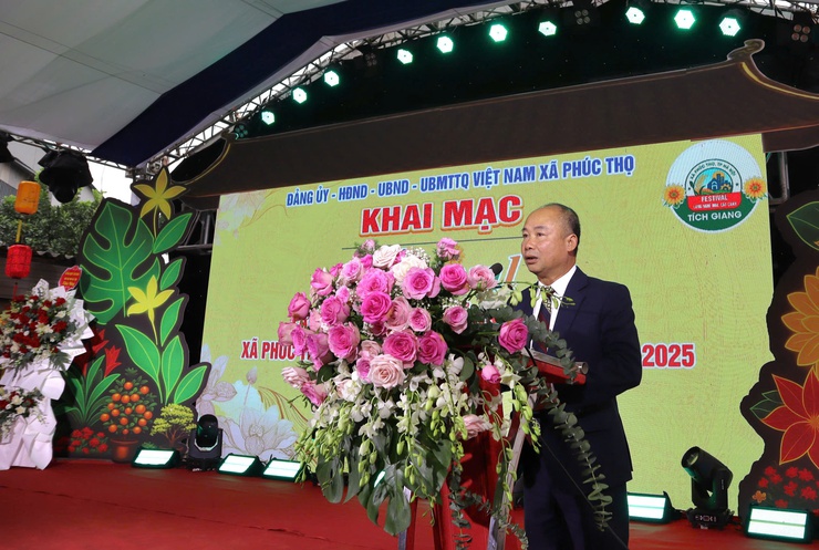 LỄ KHAI MẠC FESTIVAL LÀNG NGHỀ HOA, CÂY CẢNH TÍCH GIANG, XÃ PHÚC THỌ LẦN THỨ I NĂM 2025

- Ảnh 1.