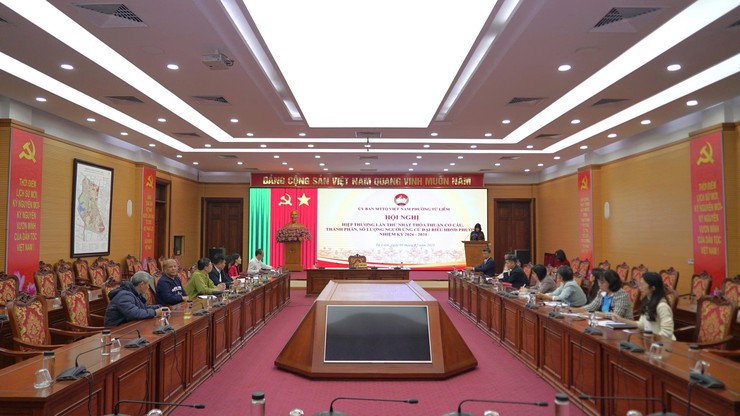 Ban Thường trực Ủy ban MTTQ Việt Nam phường Từ Liêm tổ chức hội nghị hiệp thương lần thứ nhất

- Ảnh 1.