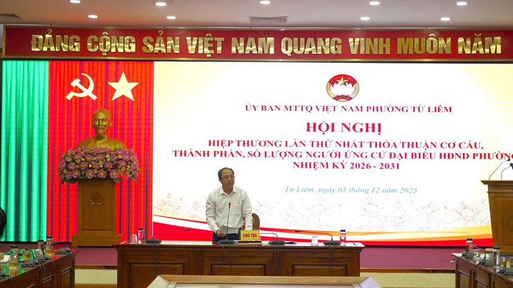 Ban Thường trực Ủy ban MTTQ Việt Nam phường Từ Liêm tổ chức hội nghị hiệp thương lần thứ nhất

- Ảnh 2.