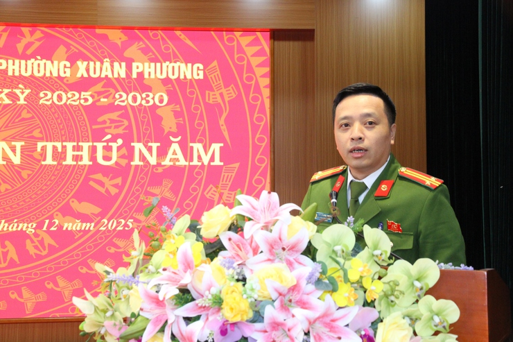 Đảng bộ phường Xuân phương tổ chức hội nghị Ban Chấp hành Đảng bộ Phường lần thứ Năm khóa I, nhiệm kỳ 2025-2030- Ảnh 6.