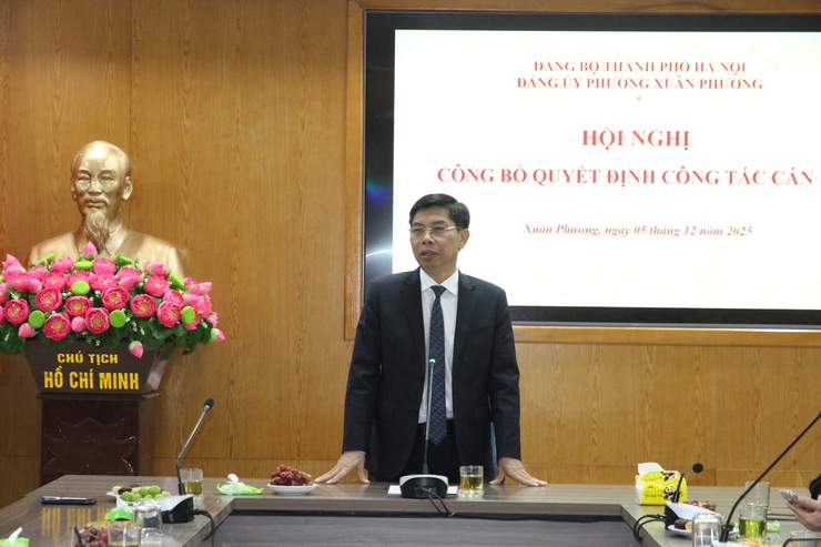 PHƯỜNG XUÂN PHƯƠNG CÔNG BỐ QUYẾT ĐỊNH BỔ NHIỆM CHÁNH VĂN PHÒNG ĐẢNG UỶ VÀ CHÁNH VĂN PHÒNG HĐND & UBND PHƯỜNG- Ảnh 5.